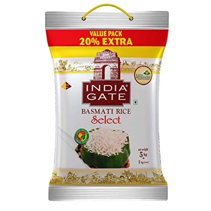 INDIA GATE BASMATI RICE SELECT 5 KG