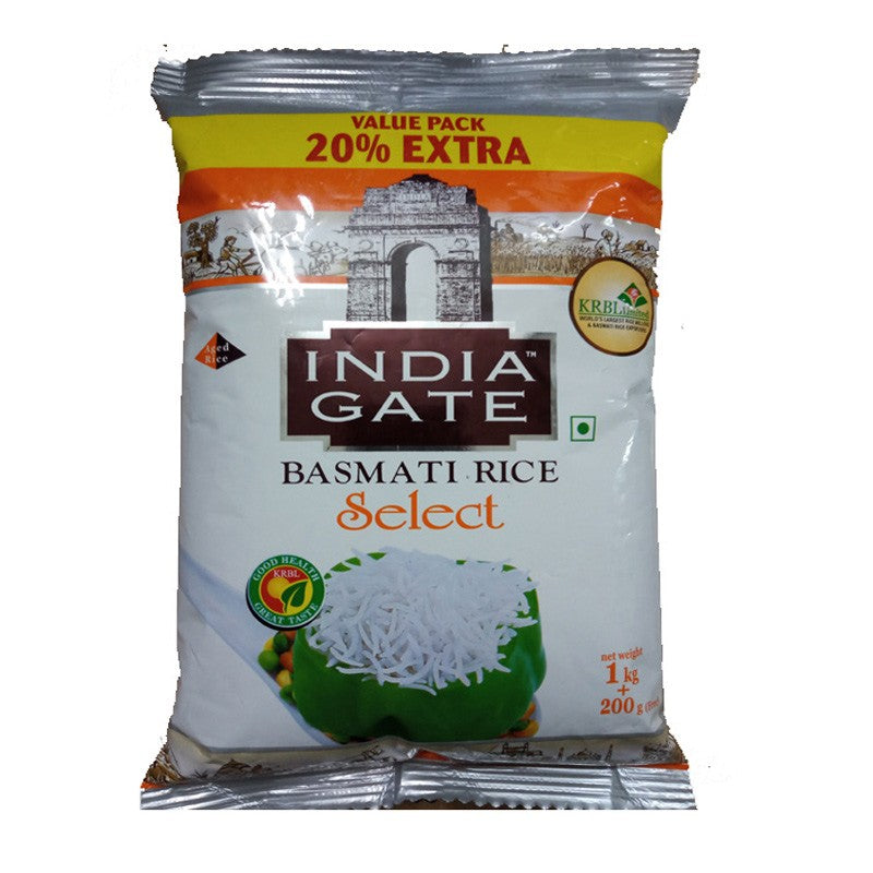 INDIA GATE BASMATI RICE SELECT 1 KG