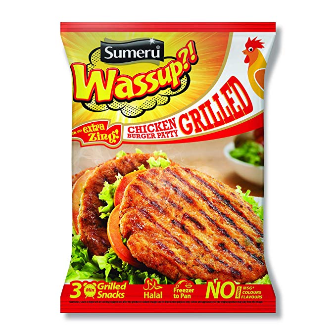 SUMERU CHICKEN BURGER PATTY GRILLED 300gm