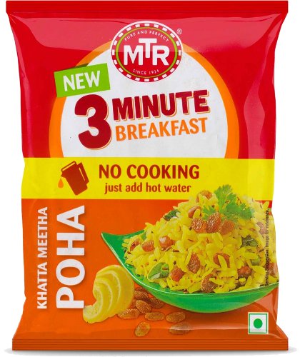 MTR 3 minute breakfast khatta meetha poha 160gm