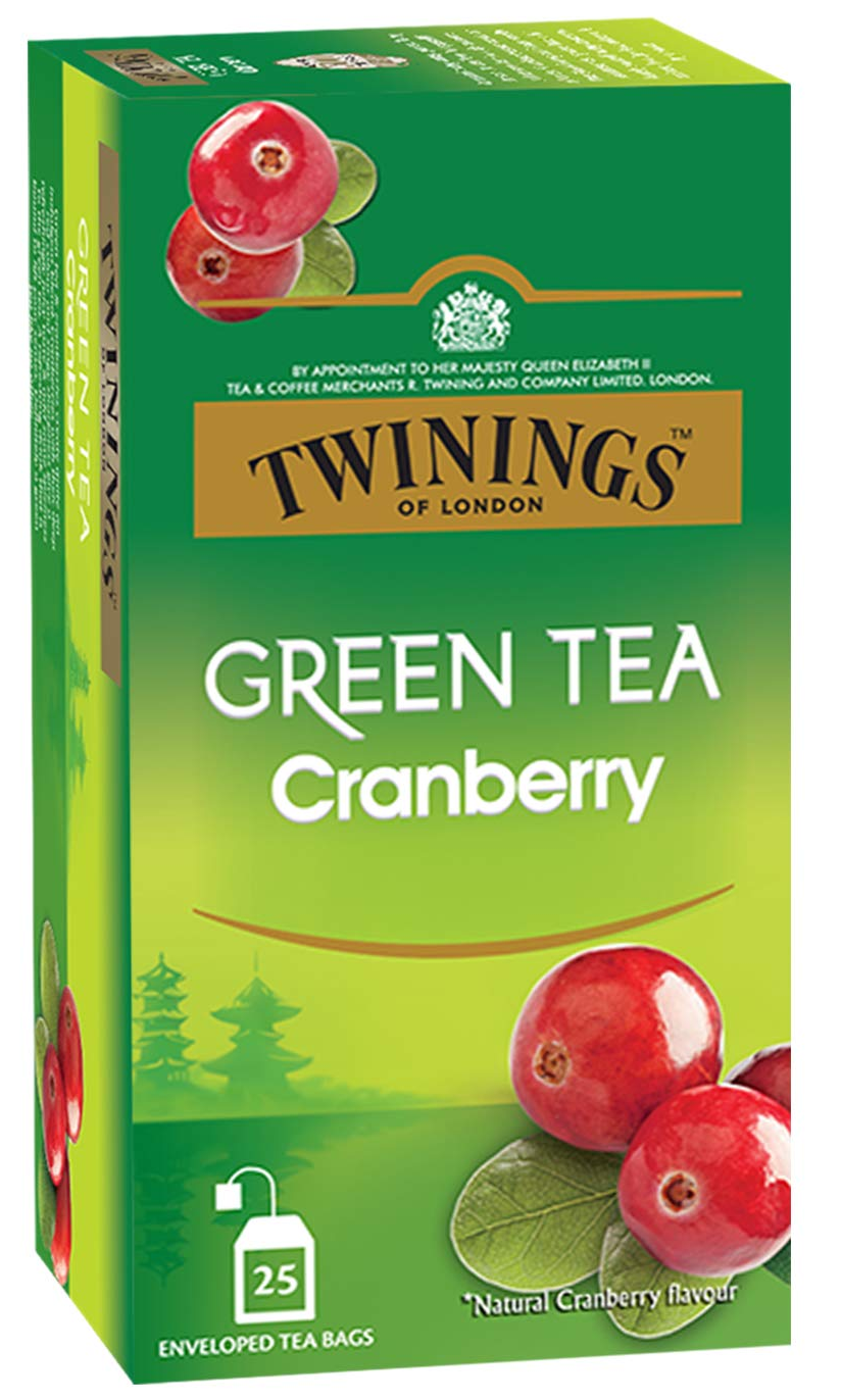 Twinings green tea cranberry 25 tea bag