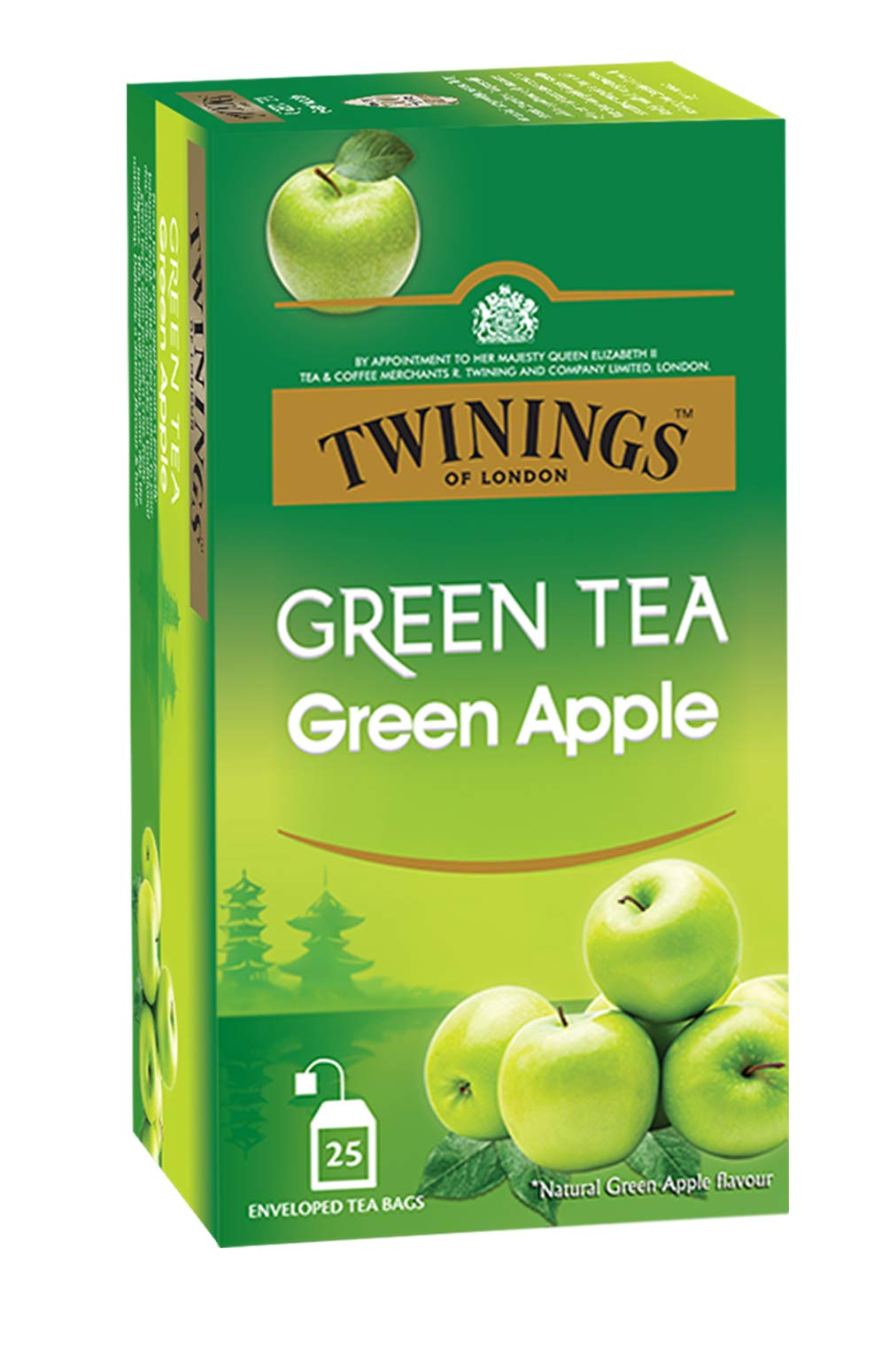 Twinings green tea green apple 25 tea bag