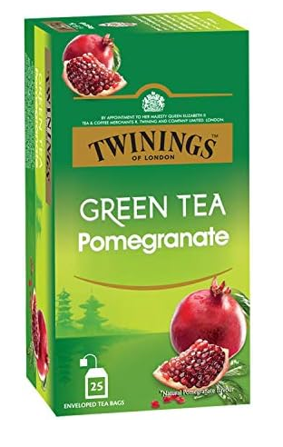 Twinings green tea pomegranate 25 tea bag