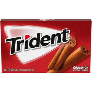 Trident Cinnamon Sugar Free Gum 14 Sticks