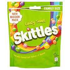 Skittles Crazy Sours 196gm