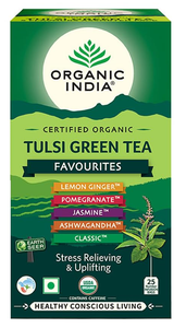 Organic India Tulsi Green Tea Assorted Pack 25Bag