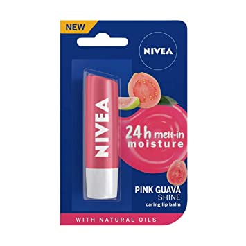 Nivea Lip Balm Pink Guava 4.8g