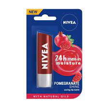 Nivea pomegranate shine lip balm 4.8 gm