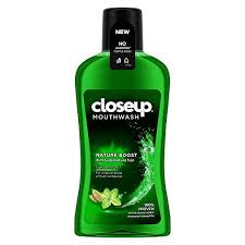 Closeup Mouthwash Natural Boost With Cardamom And Tulsi.250Ml