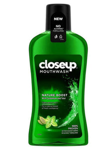 Closeup Mouthwash Natural Boost With Cardamom And Tulsi.500Ml