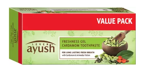 AYUSH FRESHNESS GEL CARDAMOM TOOTHPASTE 300G