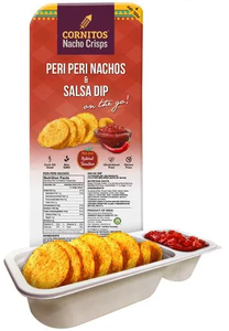 CORNITOS PERI PERI NACHOS & SALSA DIP 70GM