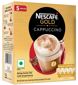 Nescafe gold cappuccino 5 sachets