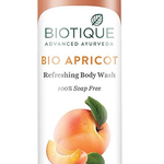 Biotique Advanced Ayurveda Bio Apricot Refreshing Body Wash 100% Soap Free 200ml