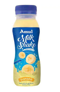 Amul Milk Shake Banana Flavour 200Ml