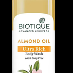 Biotique Advanced Ayurveda Bio Almond Ultra Rice Body Wash 200ml