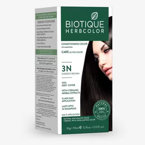 Biotique herbcolor 3n darkest  brown 50gm