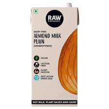 Raw Pressery Almond Milk Plain 1Ltr