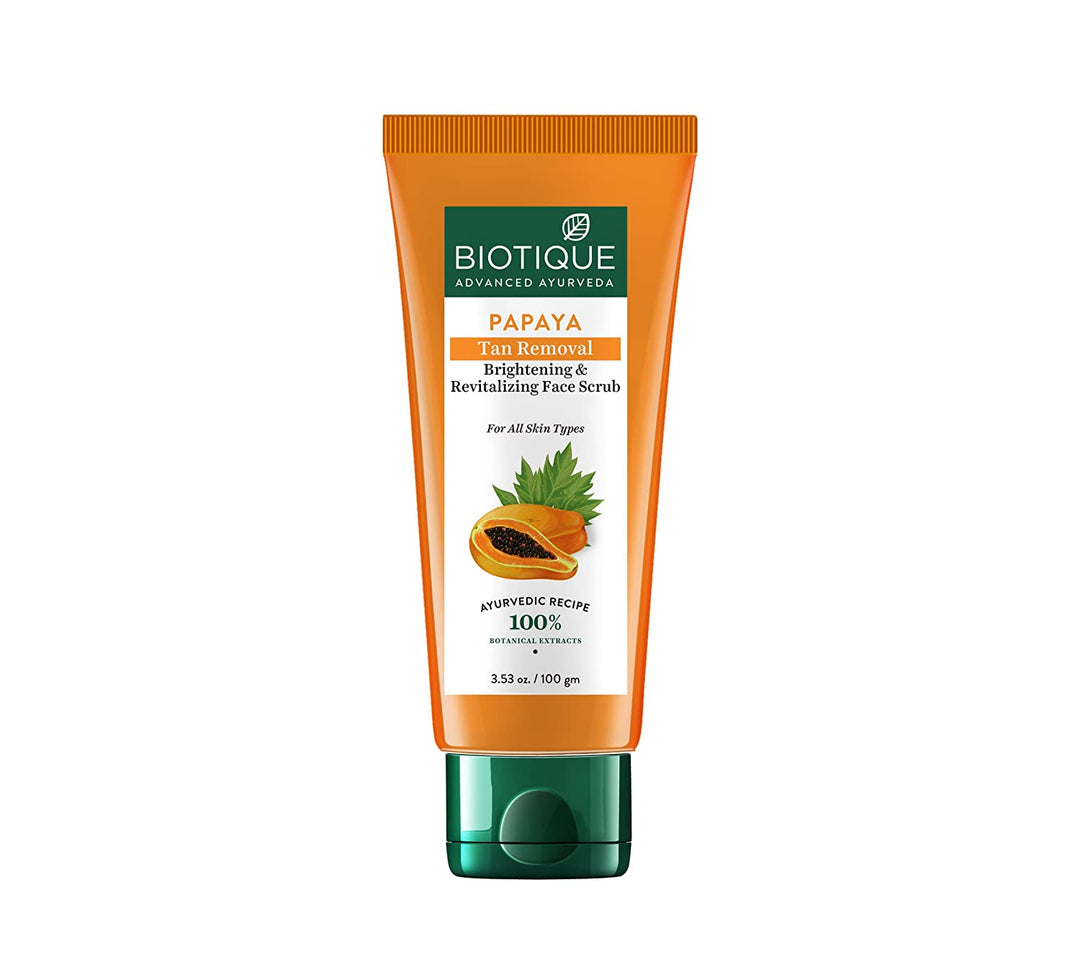 Biotique bio papaya tan removal scrub 100gm