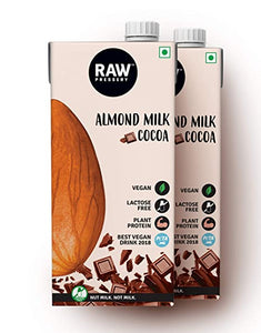 Raw Presery Almond Milk Cacao 1L