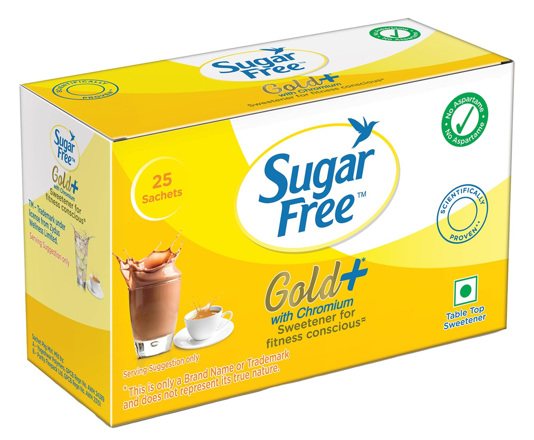 Sugarfree gold sachet 25*0.75 g