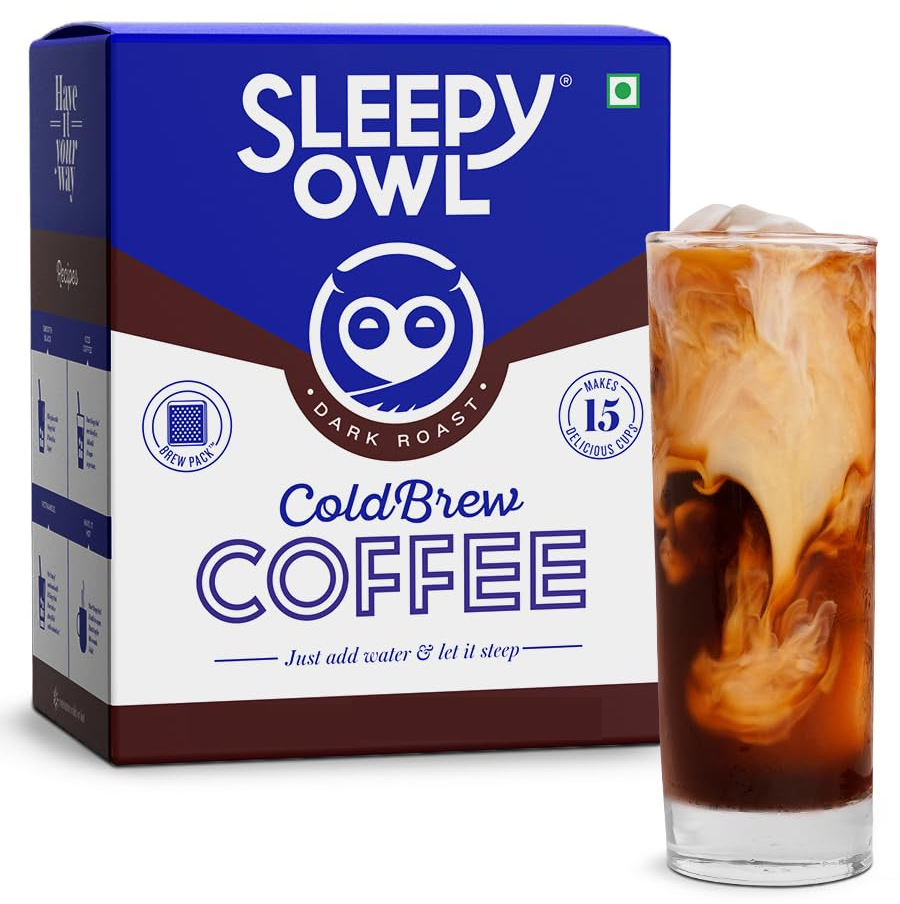 Sleepy Owl Dark Roast Cold Brew Coffee 135G