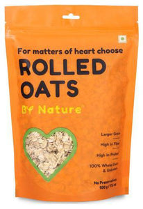 BY NATURE ROLLED OATS 500gm