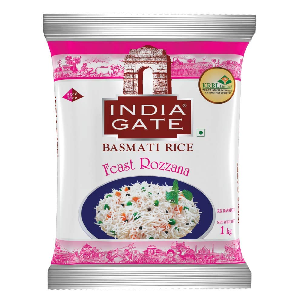 INDIA GATE SUPER ROZZANA BASMATI RICE 1Kg