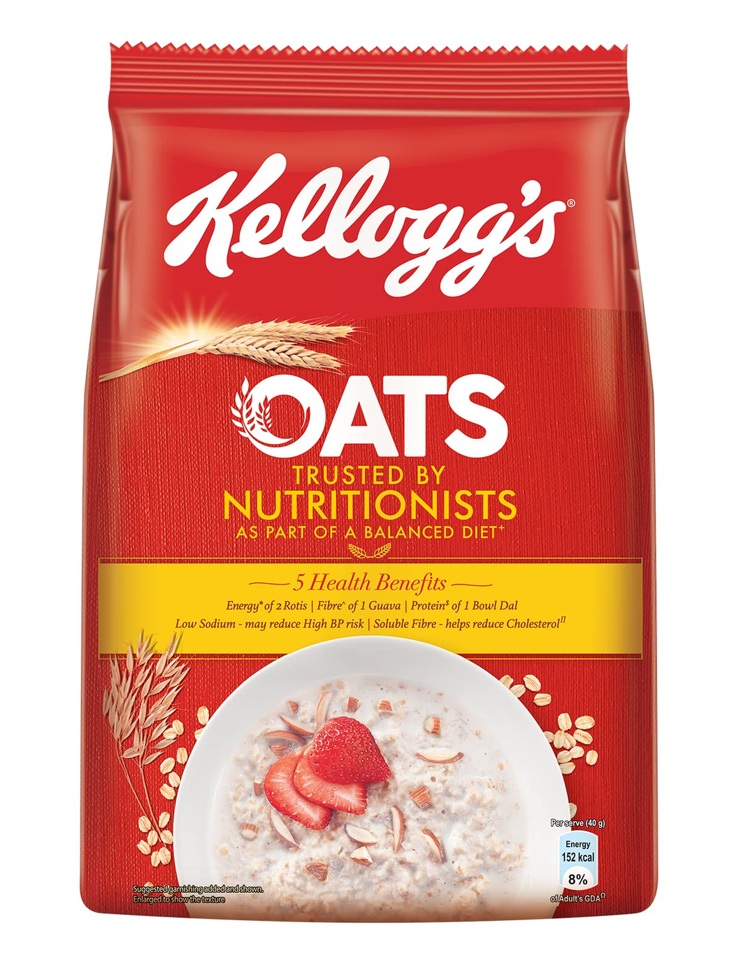 kelloggs oats helps reduce cholesterol strawberry 450gm