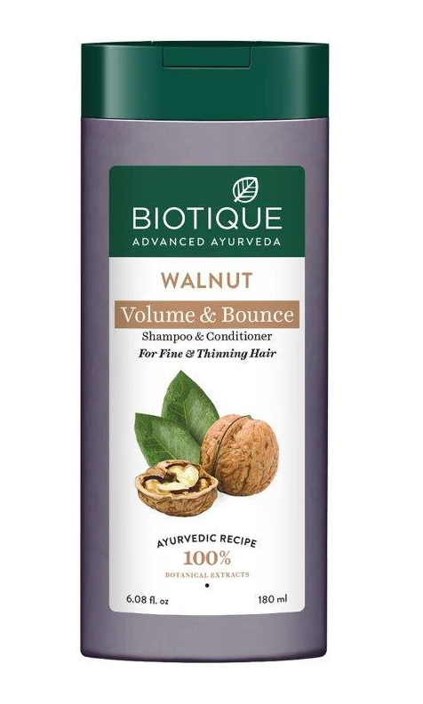 BIOTIQUE BIO WALLNUT BARK SHAMPOO 180 ML