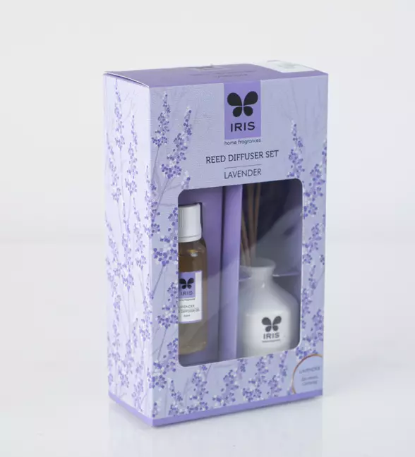 IRIS REED DIFFUSER SET LAVENDER 60ML