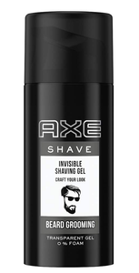 Axe Shave invisible shaving Gel Beard Grooming 100g