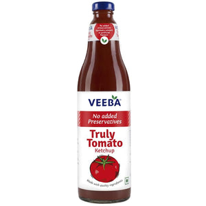VEEBA TRULY TOMATO KETCHUP NO ADDED PRESERVATIVES 500g