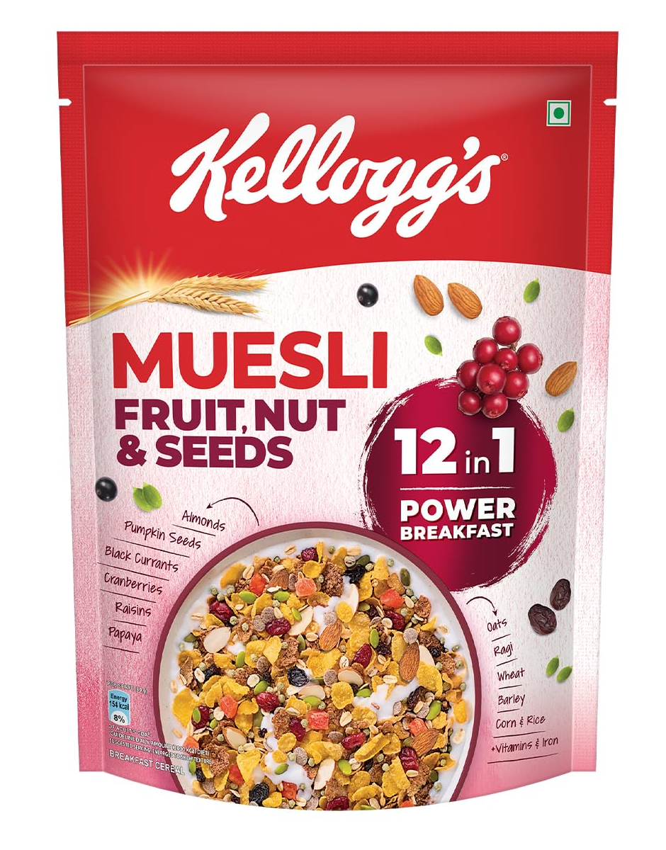 Kelloggs Muesli Fruit And Nut 500 Gm