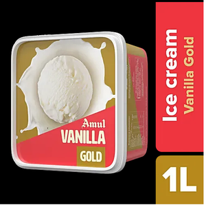 Amul Vanilla Gold 1ltr Tub