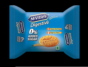 MCVITIES DIGESTIVE 0% ADDED SUGAR 75g