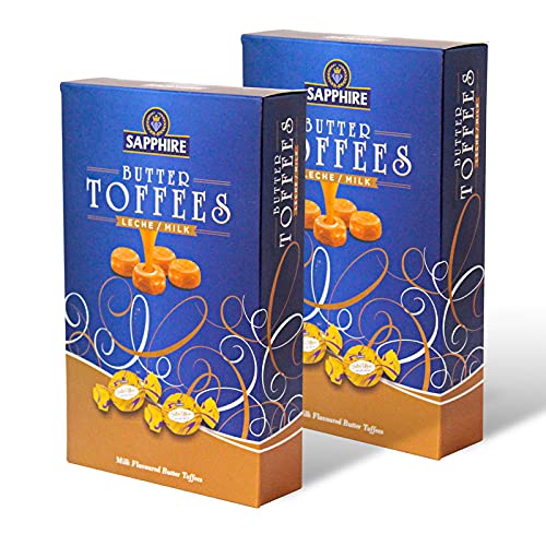 SAPPHIRE BUTTER TOFFEES LECHE / MILK 225G