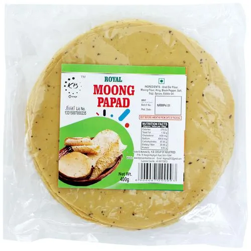 Royal Moong Papad 400gm