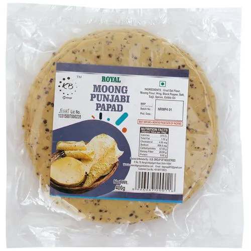 ROYAL MOONG PUNJABI PAPAD 400gm