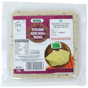 Royal punjabi square Masala Papad 200gm