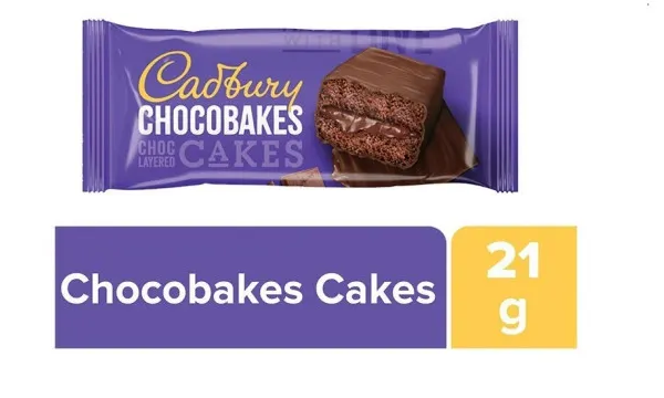 Cadburry Chocobakes Cakes 21gm