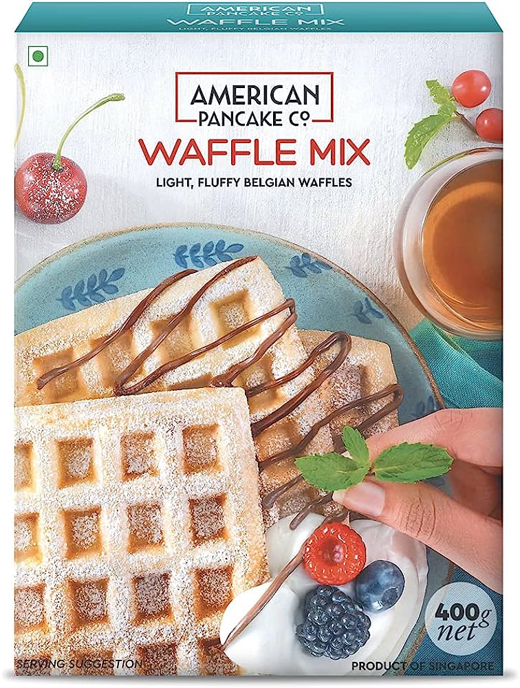 AMERICAN PANCAKE CO WAFFLE MIX 400gm