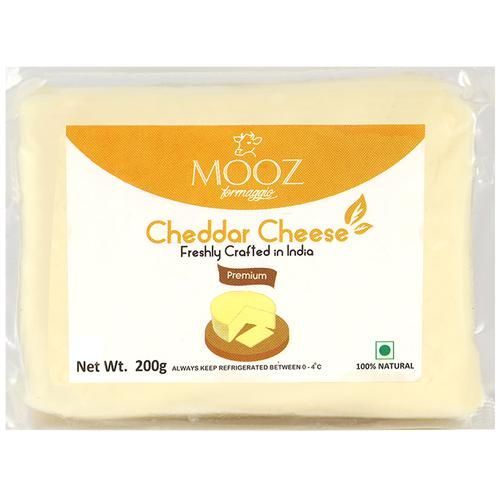 MOOZ CHEDDAR CHEESE 200GM