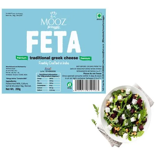 MOOZ FETA TRADITIONAL GREEK CHEESE 200GM