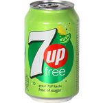 7 up Free Of Sugar 330ml