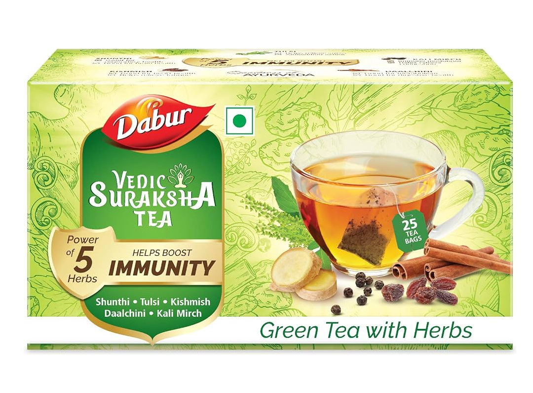 DABUR VEDIC SURAKSHA TEA GREEN TEA 25N