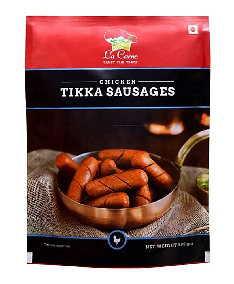 La Carne Chicken Tikka Sausages 500Gm