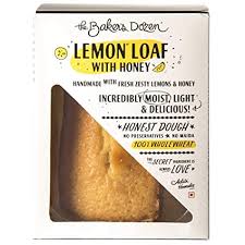 The Bakers Dozen Lemon Loaf With Honey 185Gm