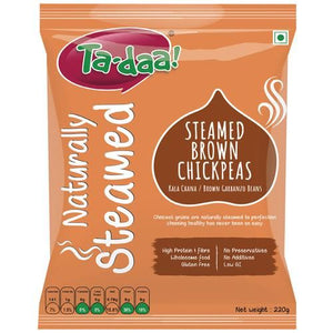 Tadaa naturally steamed BLACK CHANA 220gm