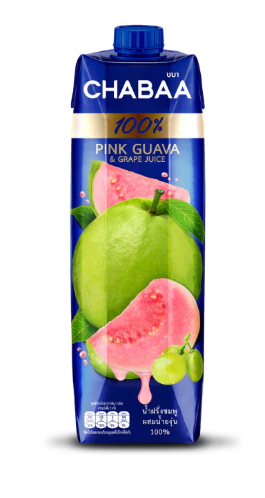 Chabaa Pink Guava100% Fruit Juice 1000ml